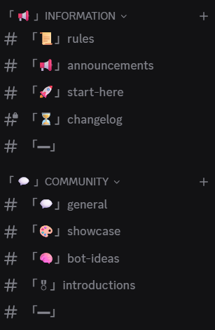 Channels generated by Designer V5